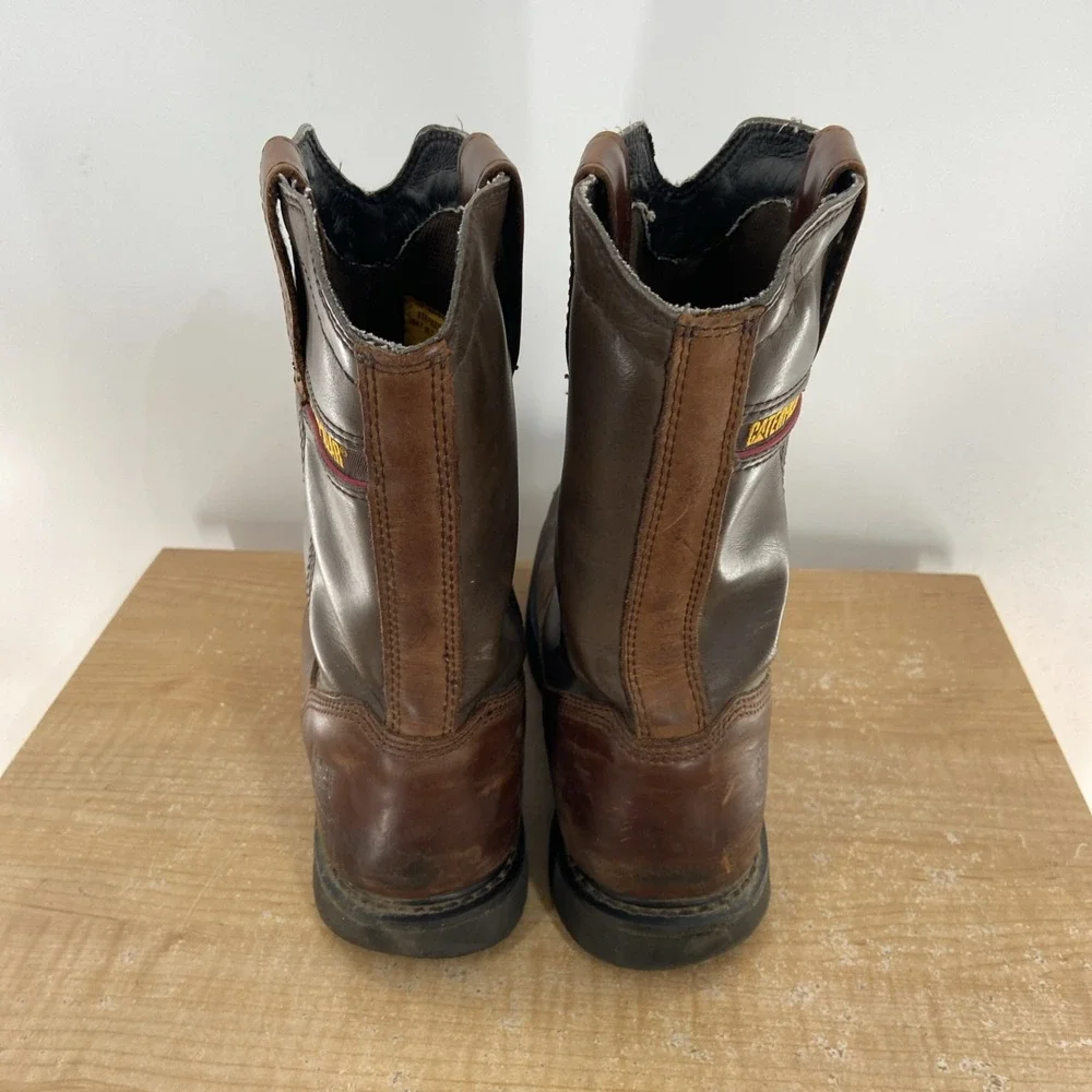 Caterpillar Hudson WP ST Waterproof Steel Toe Ergo Boots P90835 Size 8 M